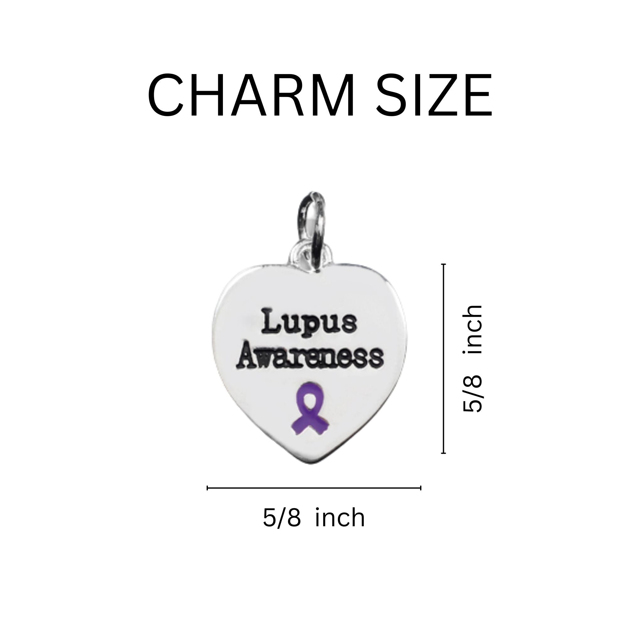 Lupus Awareness Purple Ribbon Partial Beaded Bracelets The Awareness Company