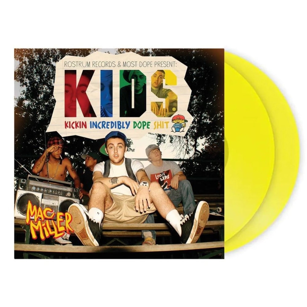 Mac Miller - K.I.D.S. (TRANSLUCENT YELLOW VINYL) | Mint (M) Mint (M) Love Vinyl Records