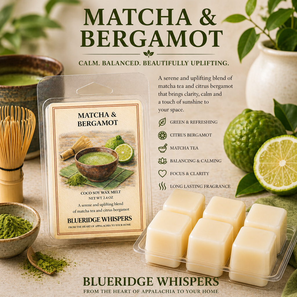 Matcha and Bergamot Blue Ridge Whispers