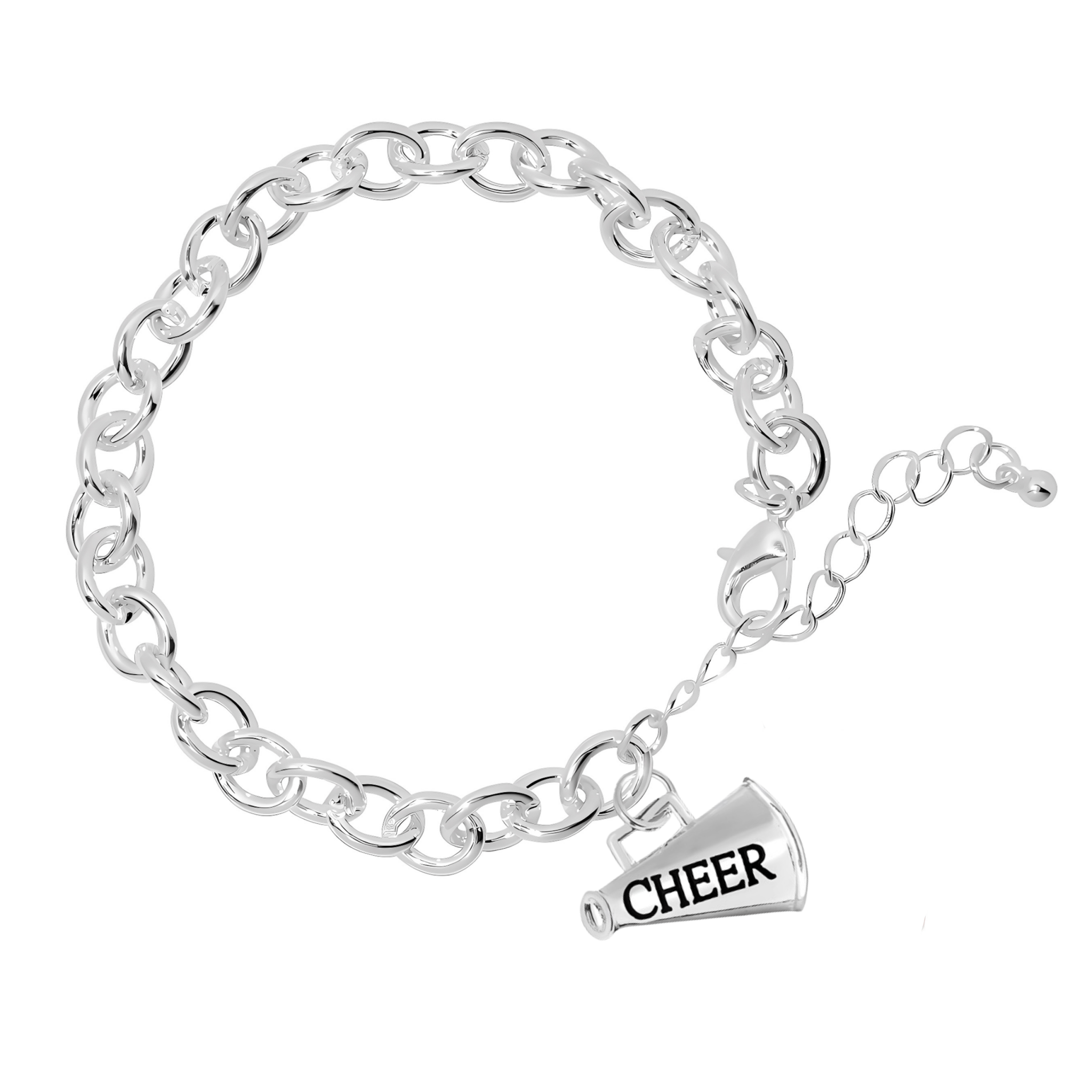 Megaphone Cheerleading Chunky Charm Bracelets The Awareness Company
