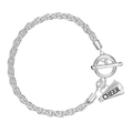 Megaphone Cheerleading Silver Rope Bracelets The Awareness Company