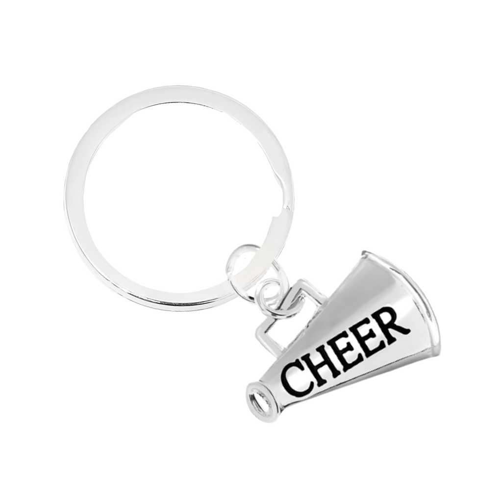 Megaphone Cheerleading Split Ring Keychains The Awareness Company