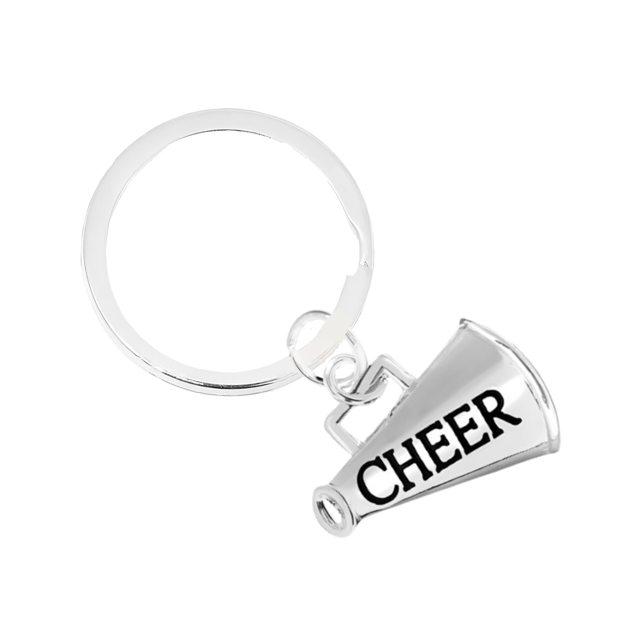 Megaphone Cheerleading Split Ring Keychains The Awareness Company