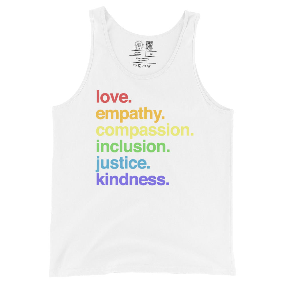 'Kindness is' Pride Classic Tank Kind Cotton