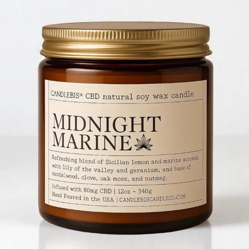 Midnight Marine CBD Candle Fashion Hut Jewelry