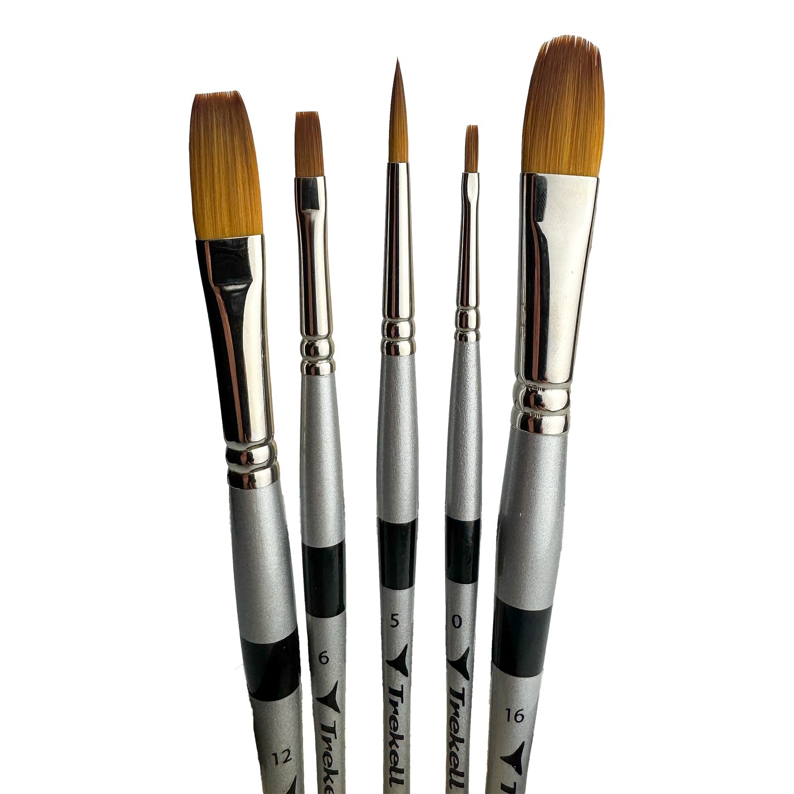 Trekell MIDZ Oil 5 Piece Brush Set Trekell Art Supplies
