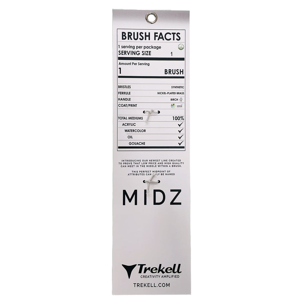 Trekell MIDZ Desert Blaze Brushes - Eco-Friendly and Versatile Trekell Art Supplies