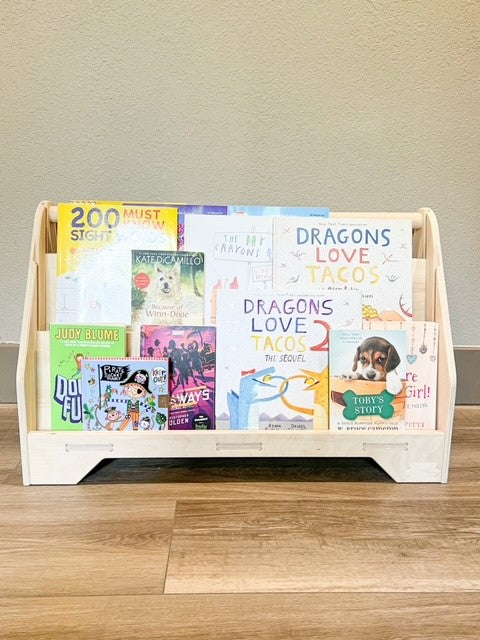 MIGUEL- Double Sided Portable Bookshelf Bush Acres
