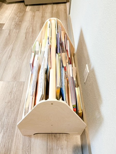MIGUEL- Double Sided Portable Bookshelf Bush Acres