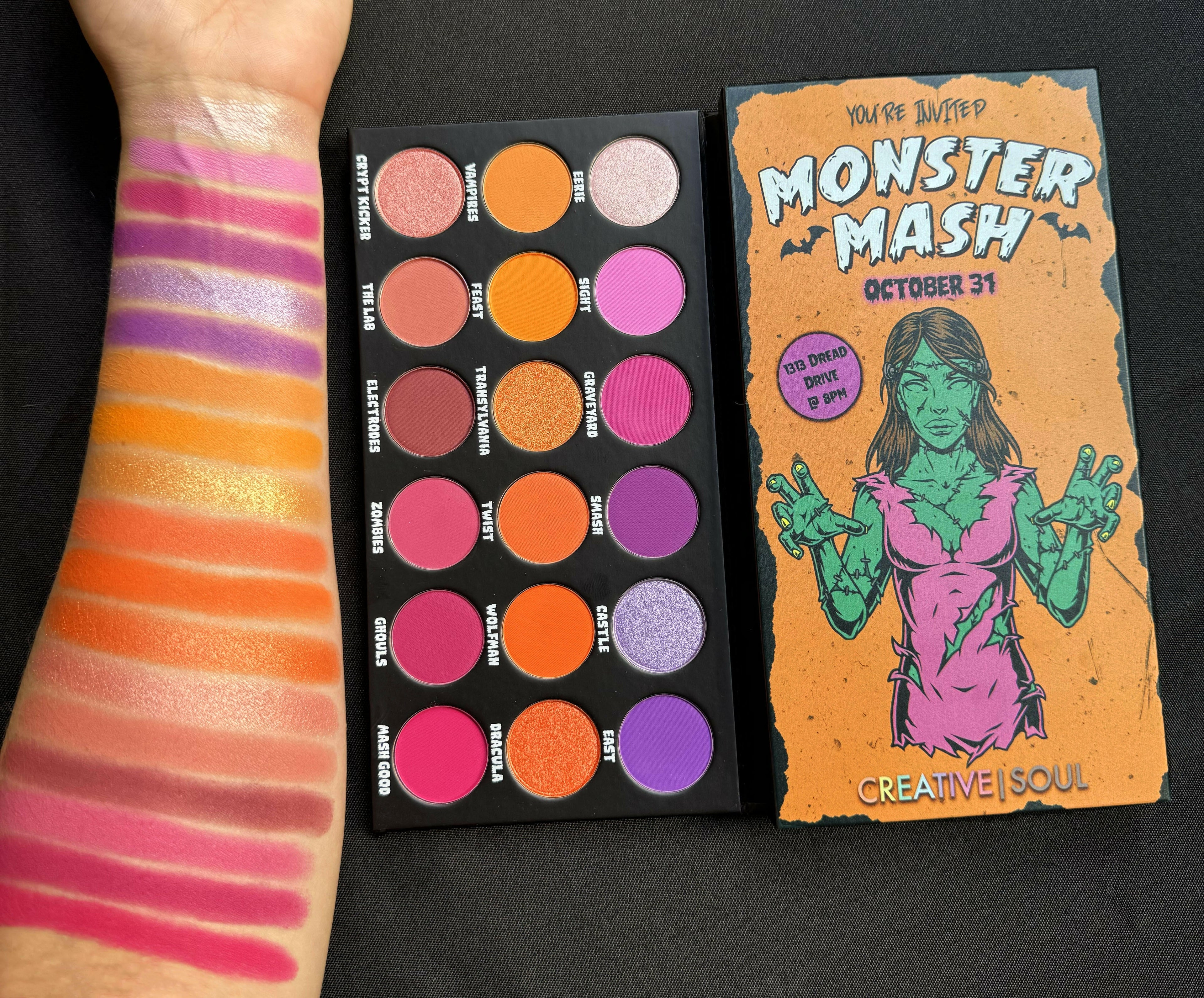 Monster Mash Eyeshadow Palette Creative Soul Cosmetics