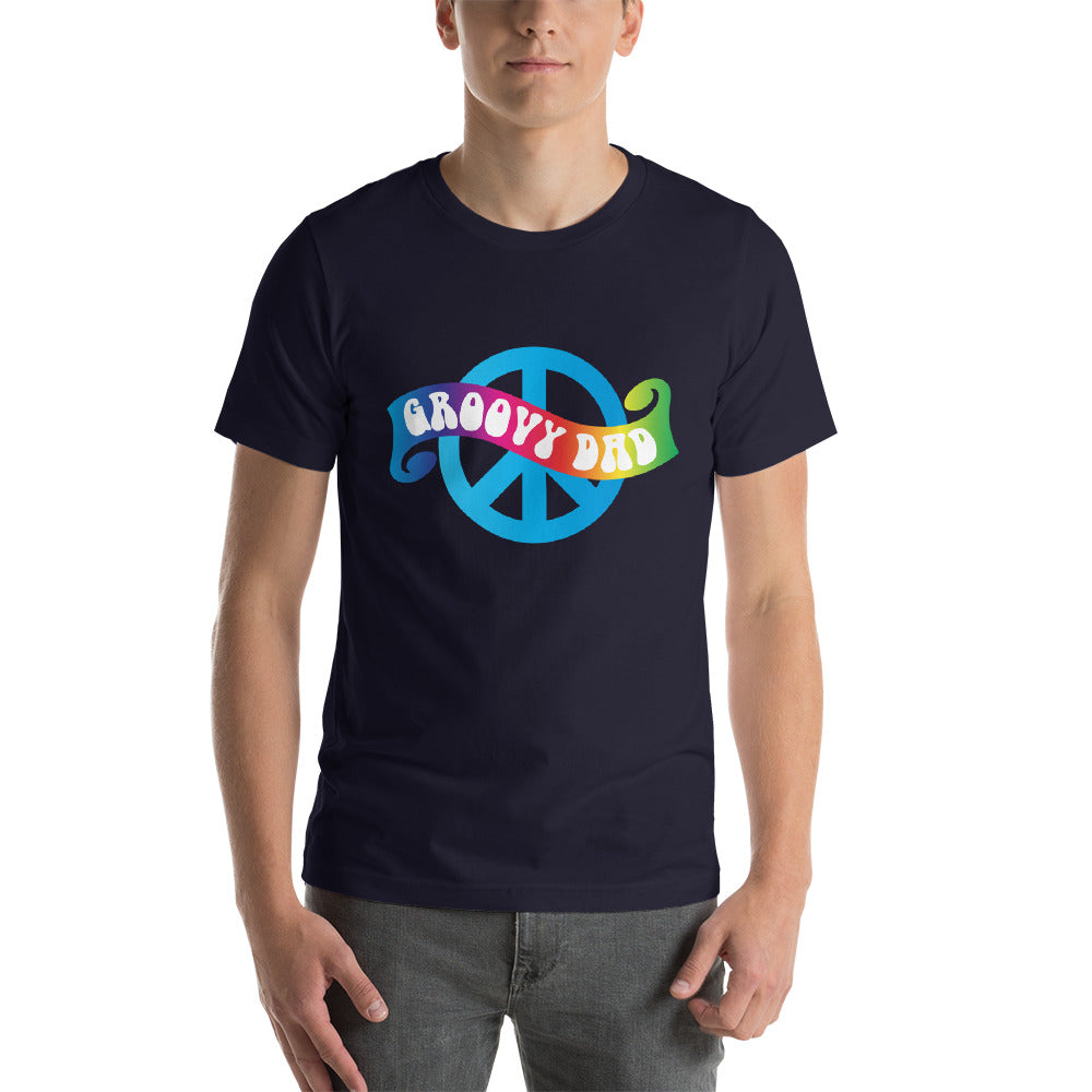 Groovy Dad Tee Peace Of Stage LLC