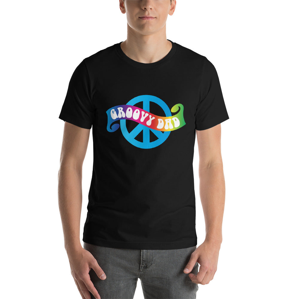 Groovy Dad Tee Peace Of Stage LLC