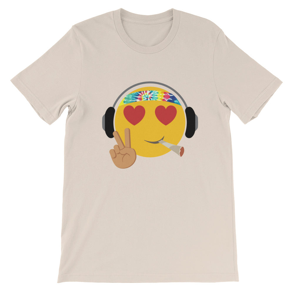 Hippie Emoji Tee Peace Of Stage LLC