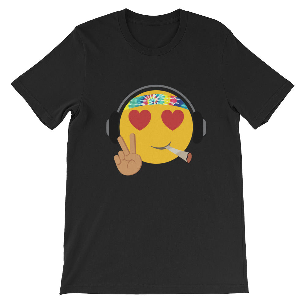 Hippie Emoji Tee Peace Of Stage LLC