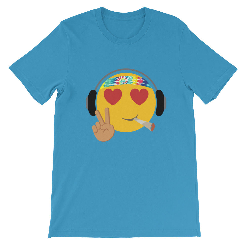 Hippie Emoji Tee Peace Of Stage LLC