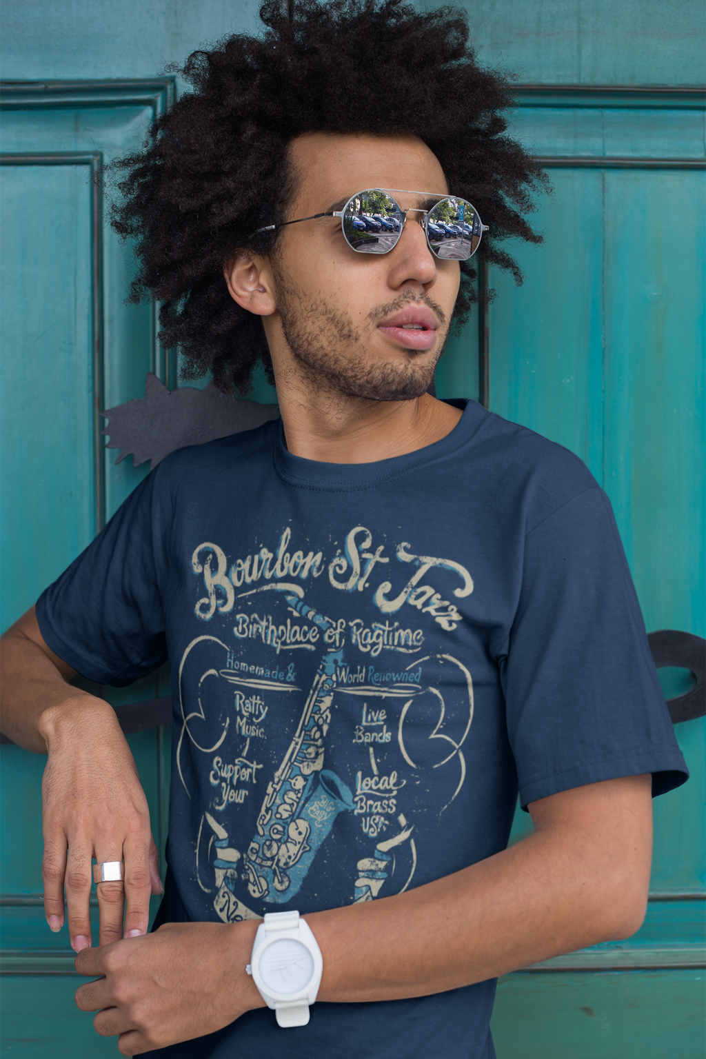 Bourbon St Jazz T-Shirt Taboo