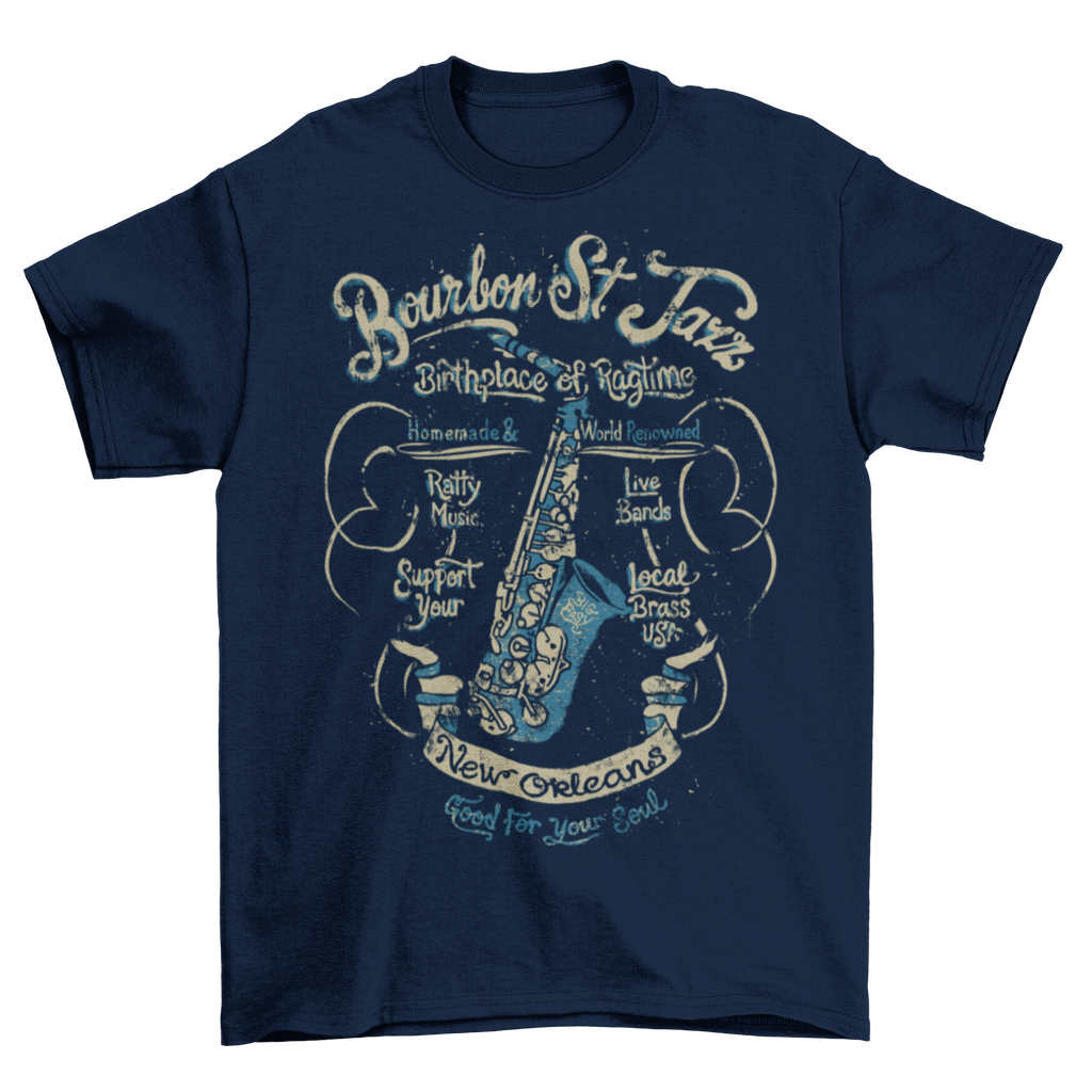 Bourbon St Jazz T-Shirt Taboo