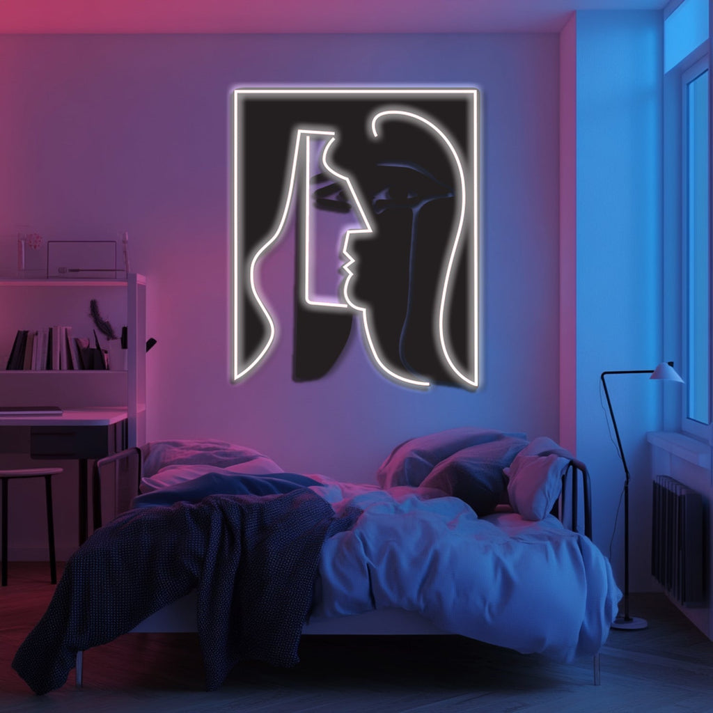 UV Printed Abstact Neon Wall Art- LV0113 Liviqon.co