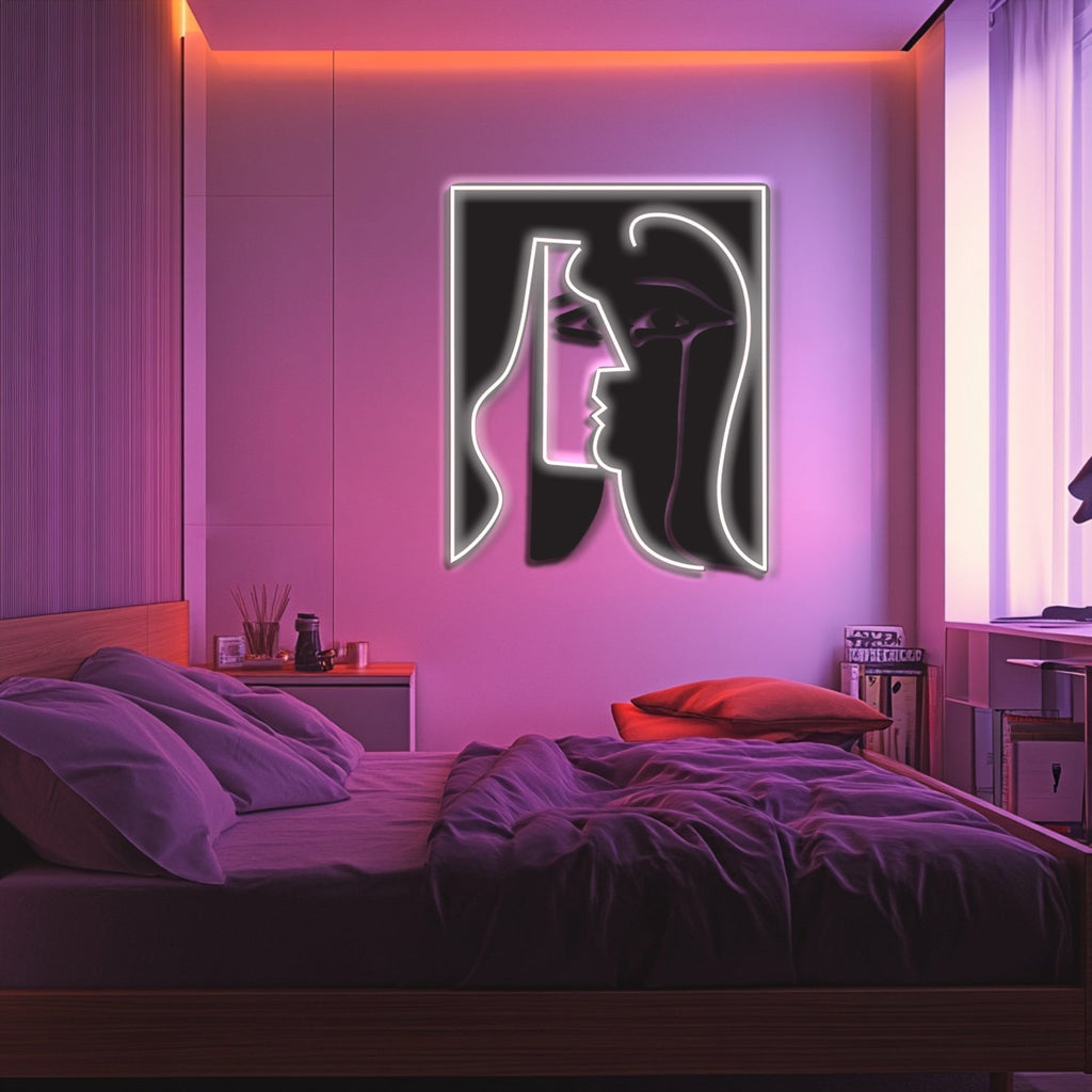 UV Printed Abstact Neon Wall Art- LV0113 Liviqon.co