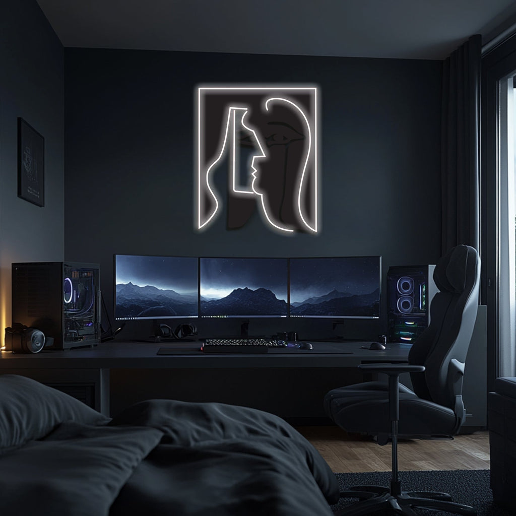 UV Printed Abstact Neon Wall Art- LV0113 Liviqon.co
