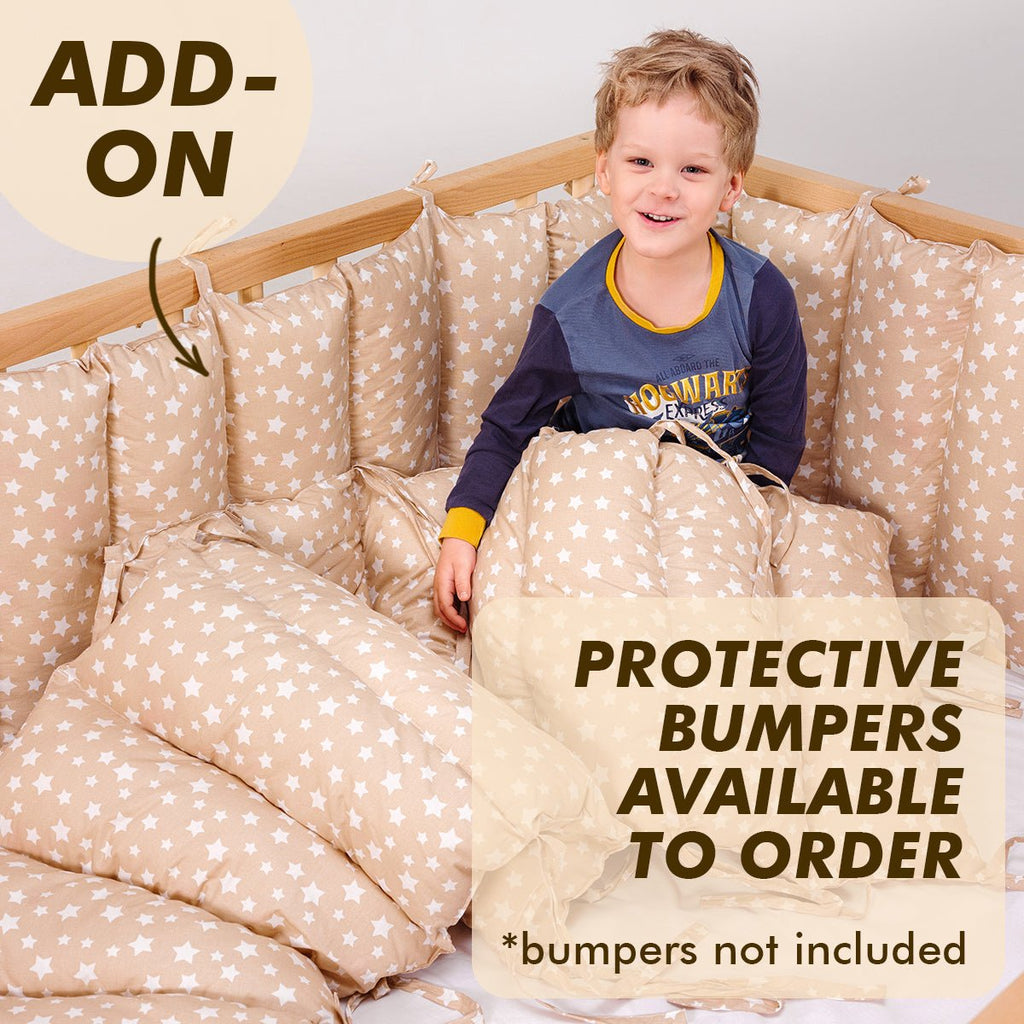Full Montessori Floor Bed Frame for Toddlers with Fence Goodevas B2B