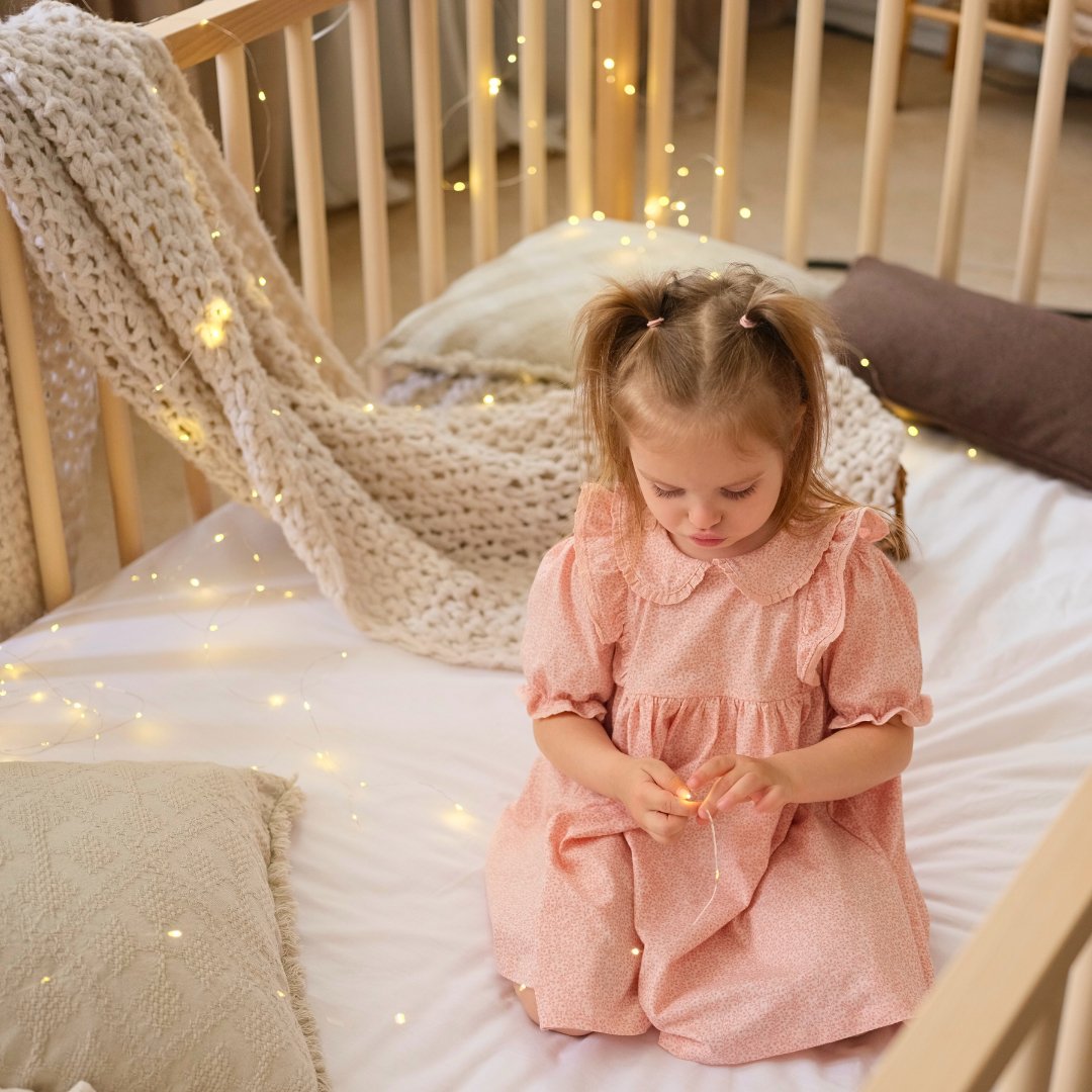 Full Montessori Floor Bed Frame for Toddlers with Fence Goodevas B2B