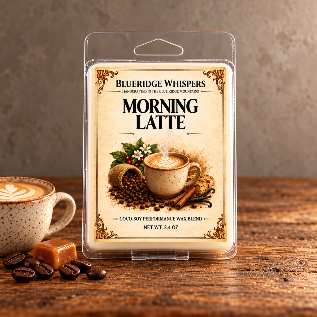 Morning Latte – Coffeehouse Wax Melts Blue Ridge Whispers