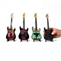 The Complete Mötley Crüe Album Cover Collectible Miniature Guitar Set – All 4 Official Mini Guitar Designs The Mini Axe
