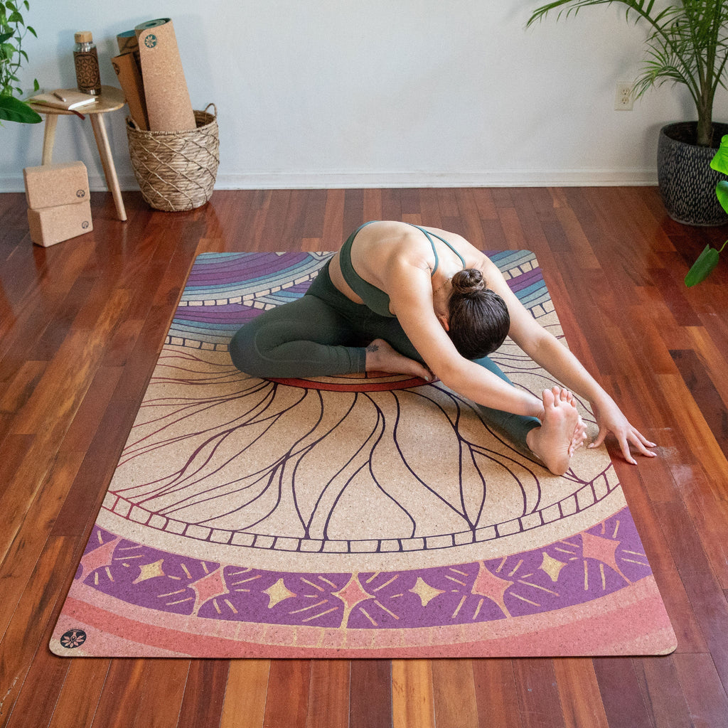 Mountain Magic Nomad XL Cork Yoga Mat Yoloha Yoga
