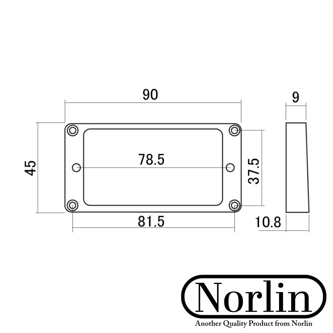 Humbucker Pickup Carved-Top Mounting Ring (Cream) for Gibson® Guitars Randy's LLC