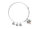 Multiple Sclerosis Awareness Heart Charm Retractable Bracelets The Awareness Company