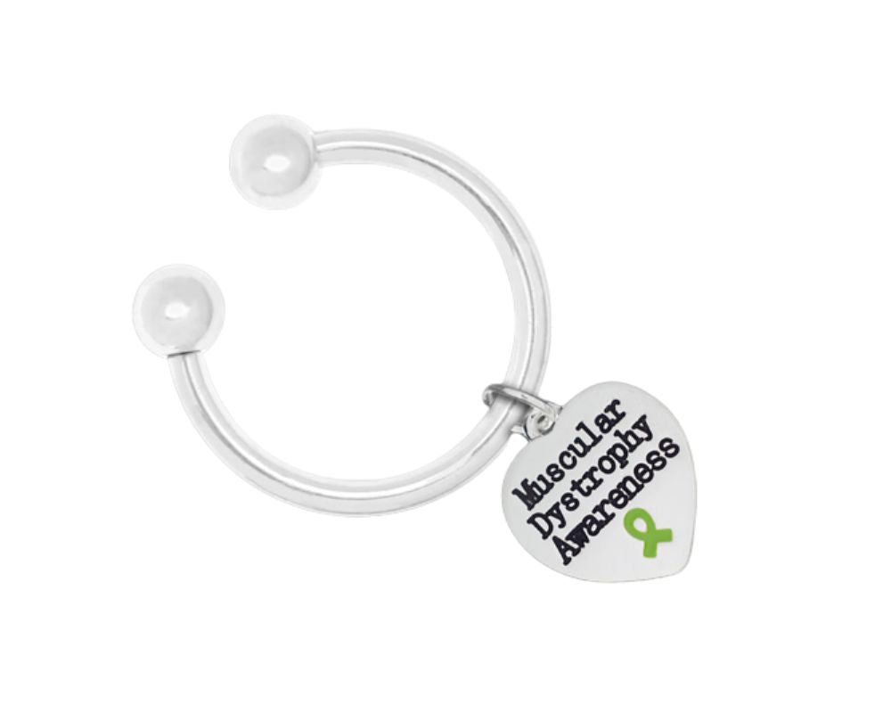 Muscular Dystrophy Awareness Heart Key Chains The Awareness Company