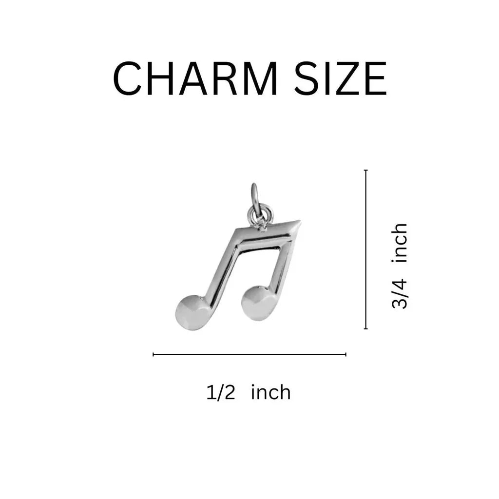 Music Note Beaded Charm Bracelets The Awareness Company