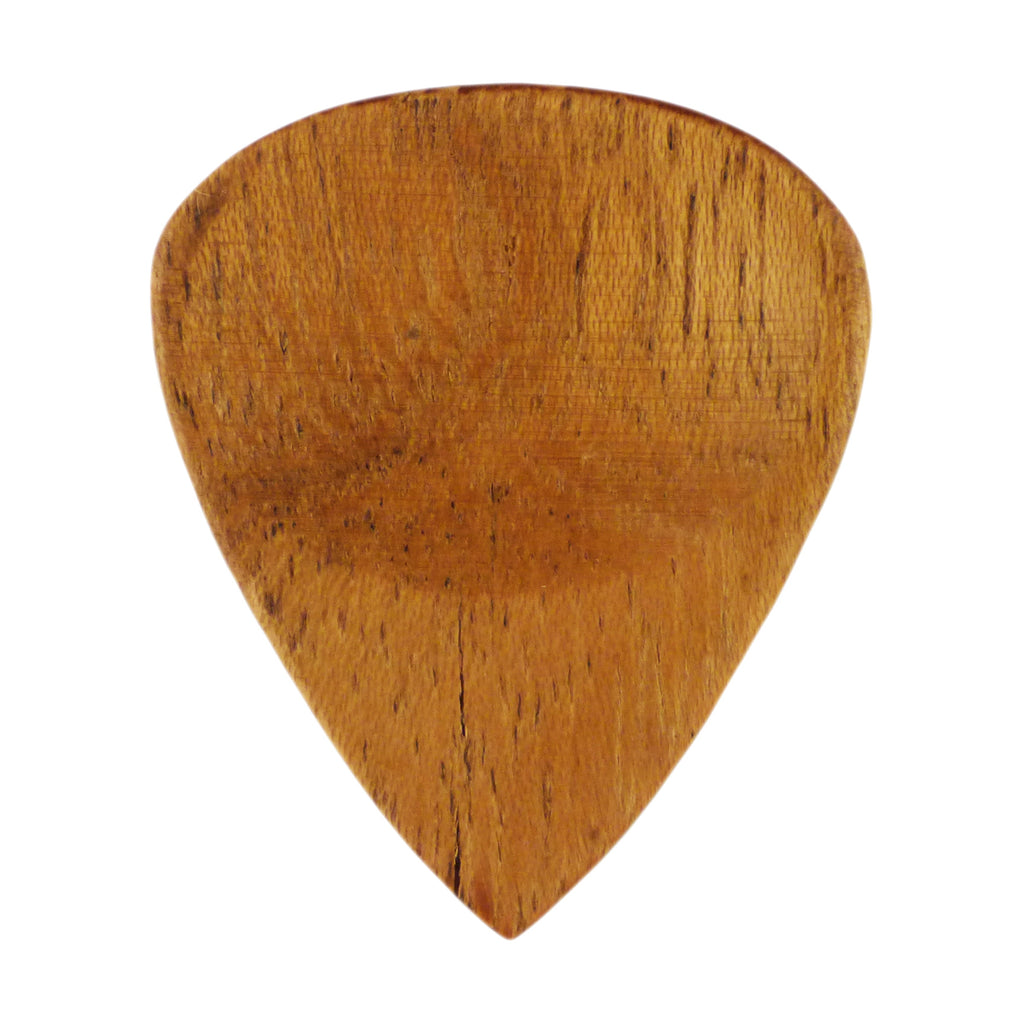 Acacia Wood Guitar Or Bass Pick - 3.0 mm Ultra Heavy Gauge - 351 Groove Shape - Natural Finish Handmade Specialty Exotic Luxury Plectrum Exotic Plectrums
