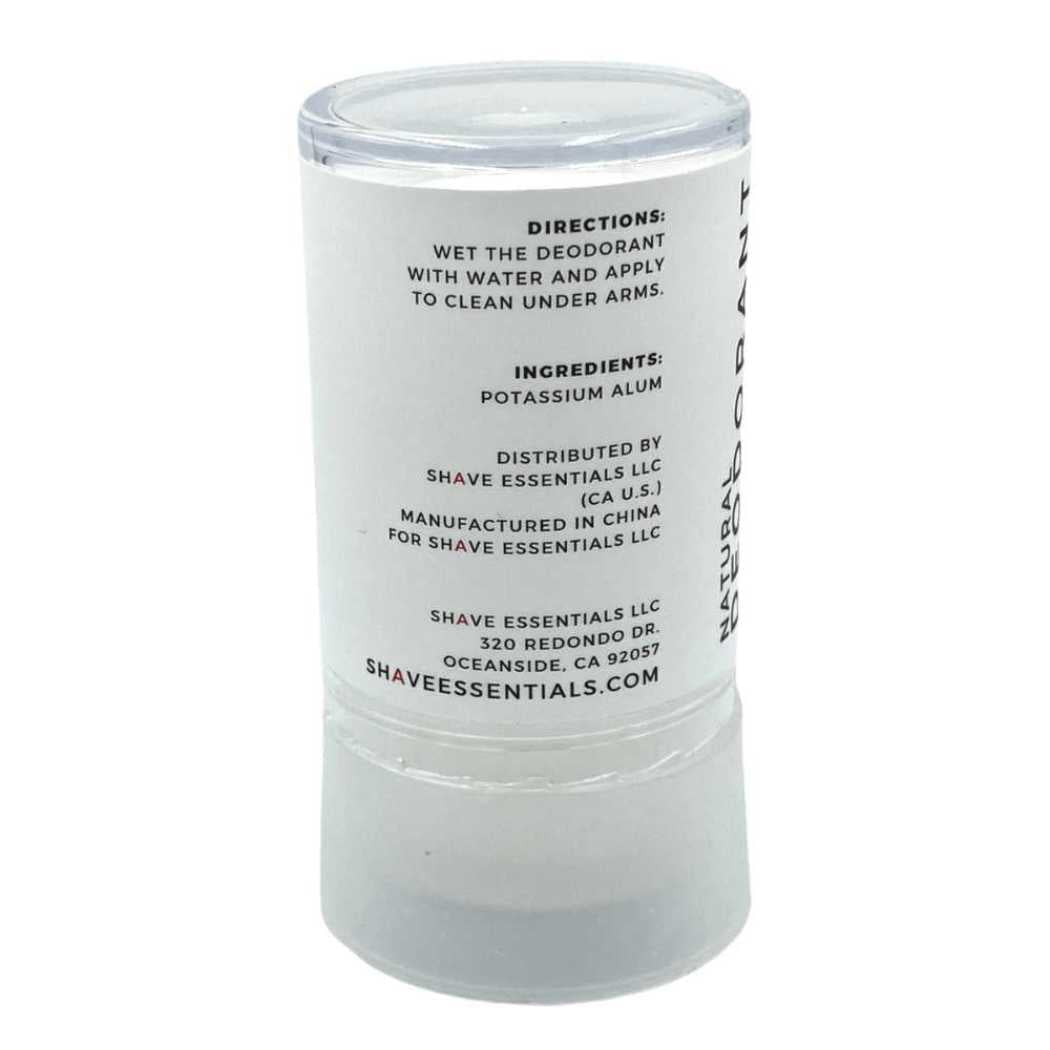 Natural Mineral Deodorant Shave Essentials