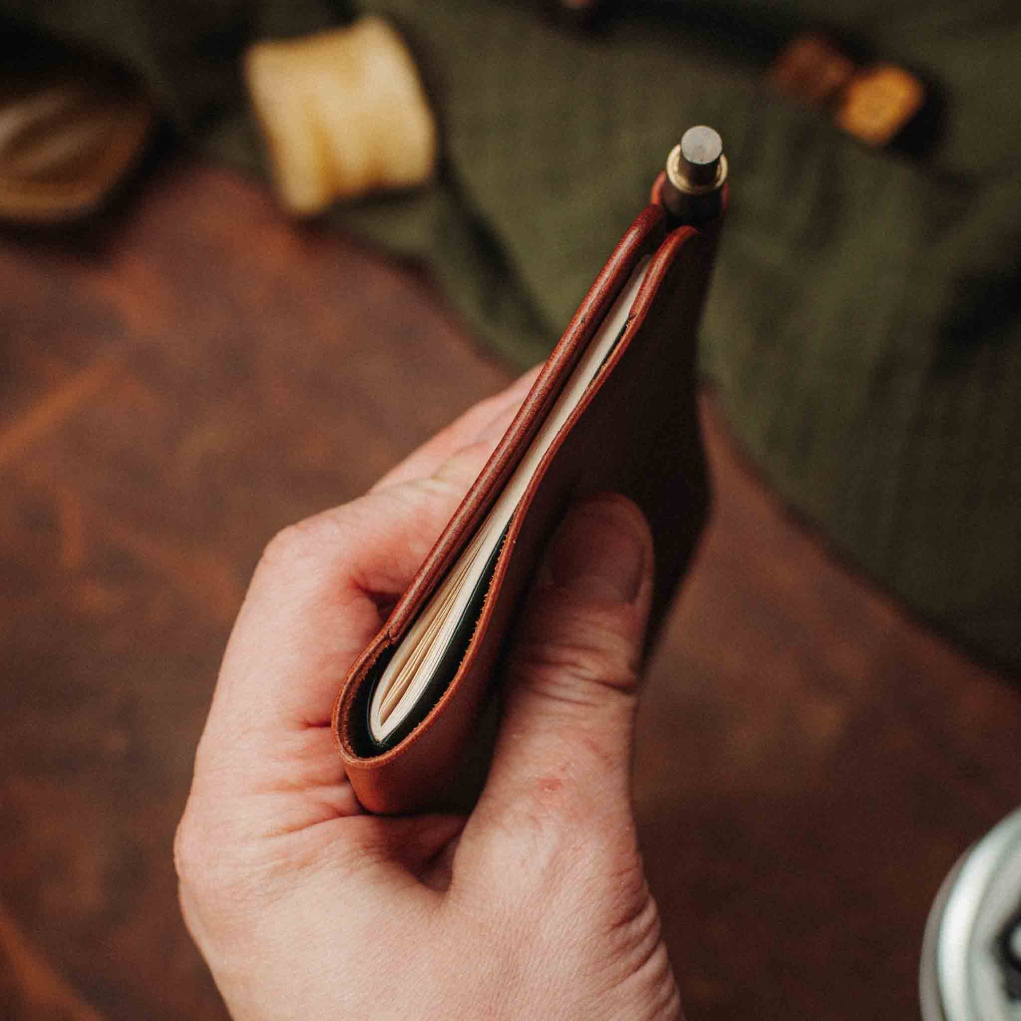 Field Notes Cover - Navigator | Leather Journal Holder | EDC Pirate Goods