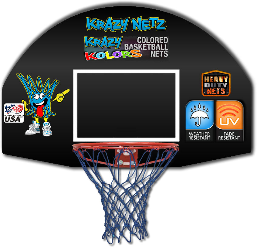 Krazy Netz Heavy Duty Navy Blue Basketball Rim Net Krazy Netz & Patchez