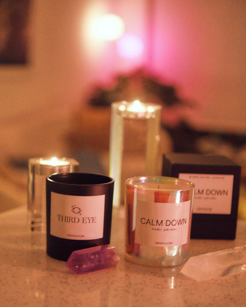 THIRD EYE Candle CRYSTALS.COM