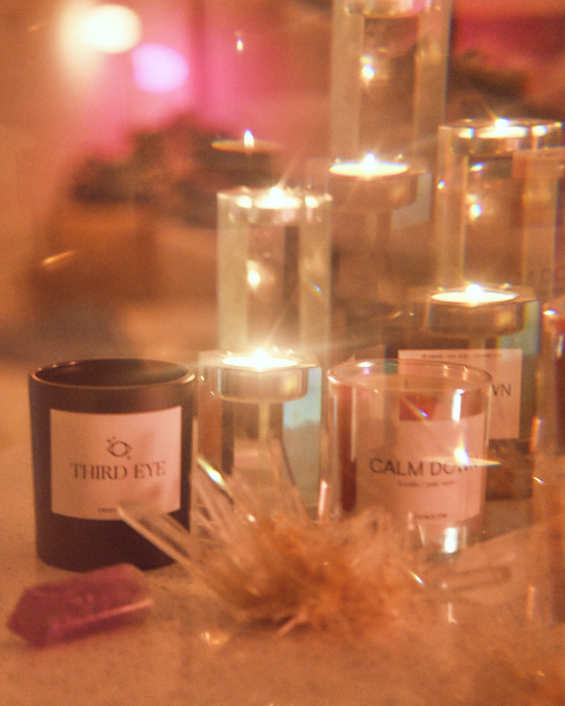 THIRD EYE Candle CRYSTALS.COM