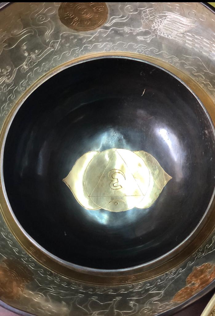 Gold Mandala Singing Bowl Set Sukha Sound Healing & Singing Bowls