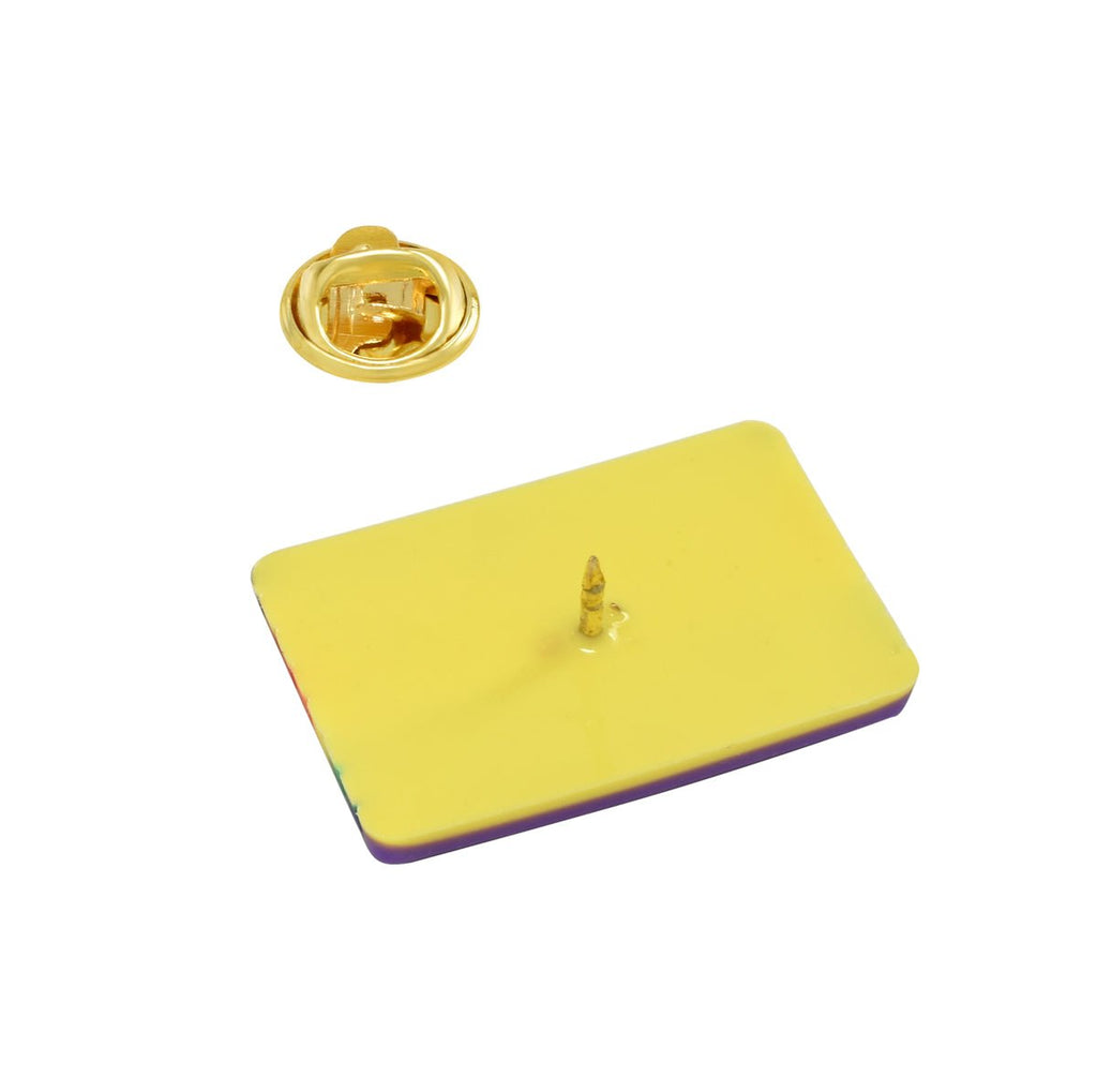 10 Pack Non-Binary Flag Silicone Pins The Awareness Company