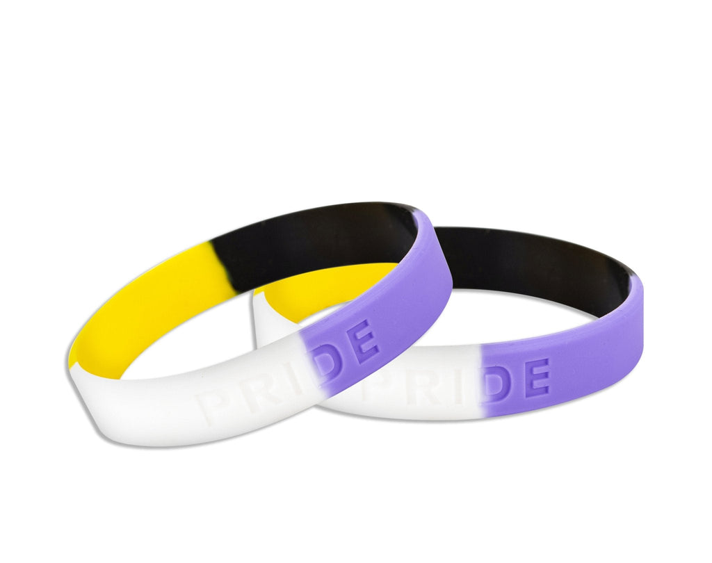 Non-Binary Silicone Bracelets The Awareness Company