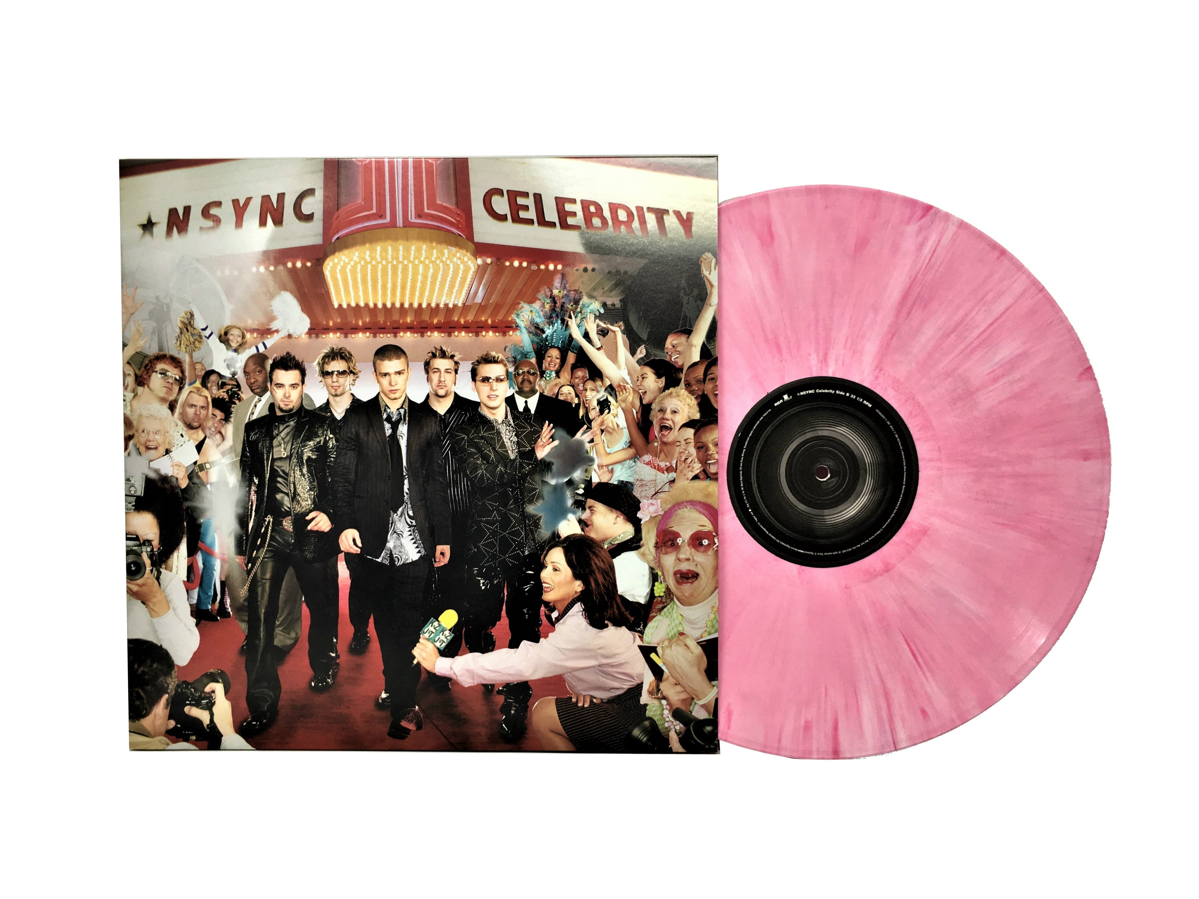 NSYNC - Celebrity (Limited Edition Cotton Candy Colored Vinyl) Pale Blue Dot Records