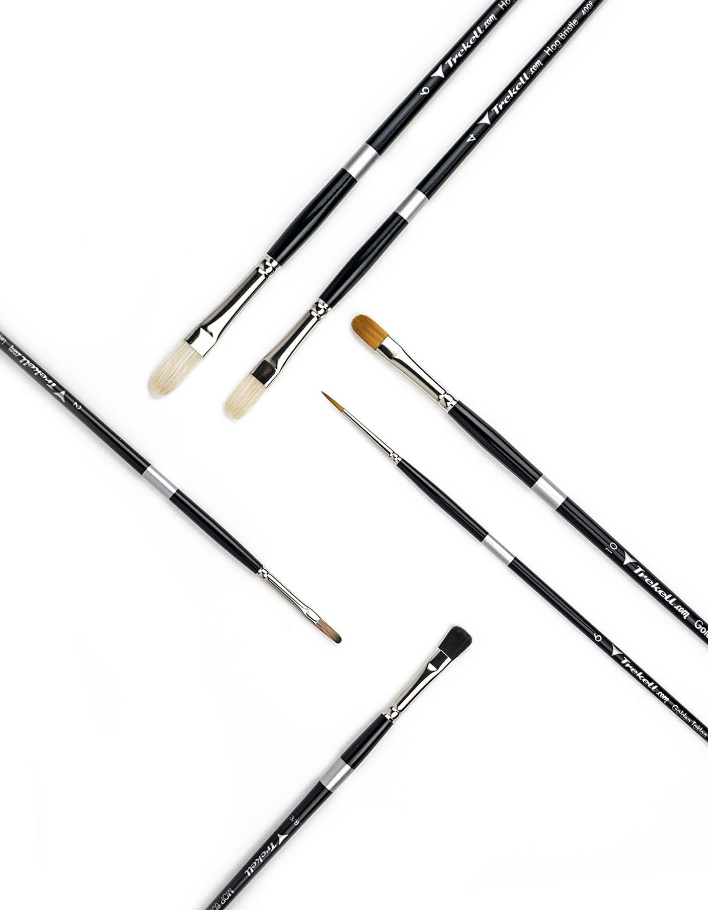 Trekell Oil Brush Set - Premium Artist Brushes for Oil Paint Trekell Art Supplies