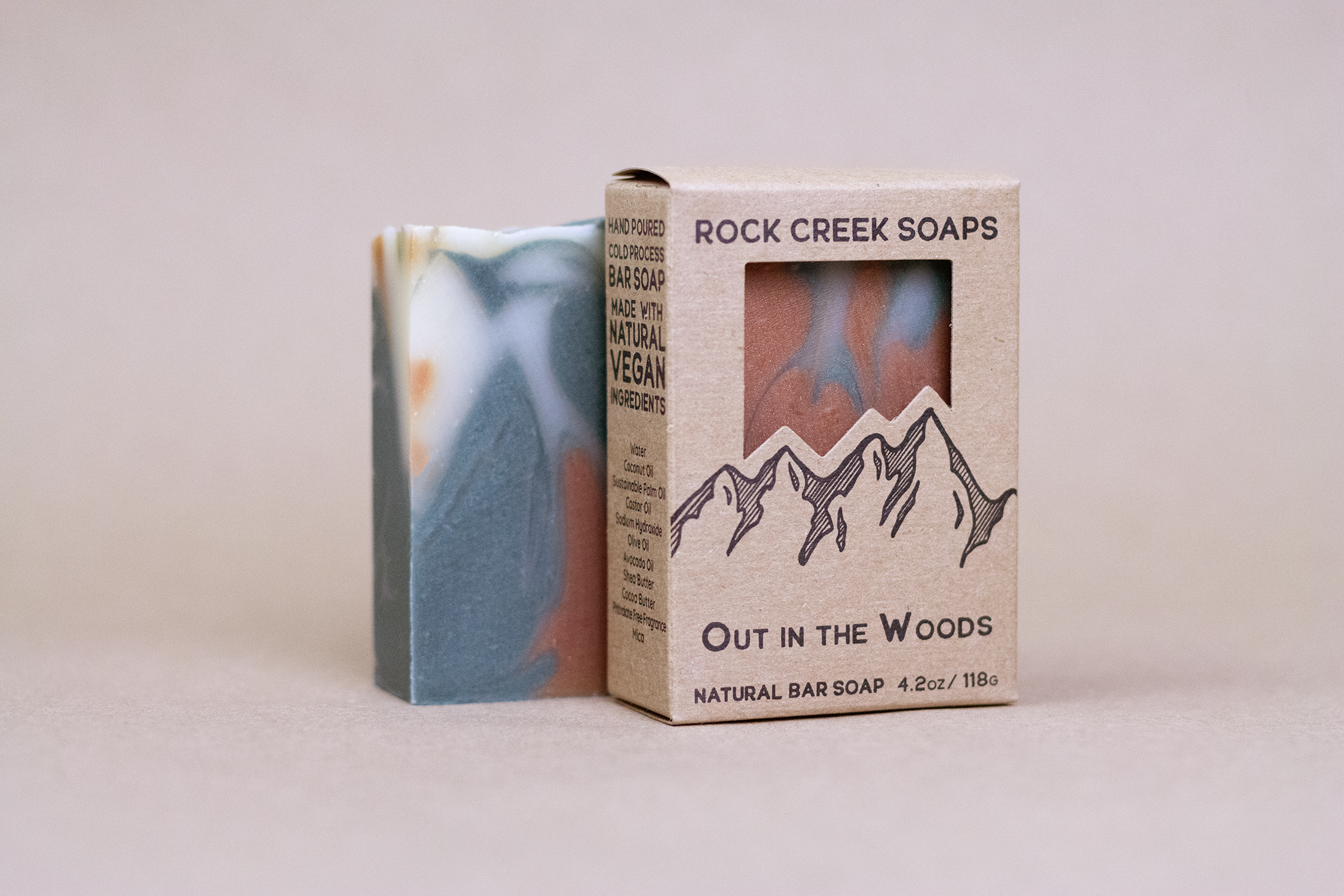 OUT IN THE WOODS SOAP | Deep Forest & Crisp Air Rock Creek Soaps
