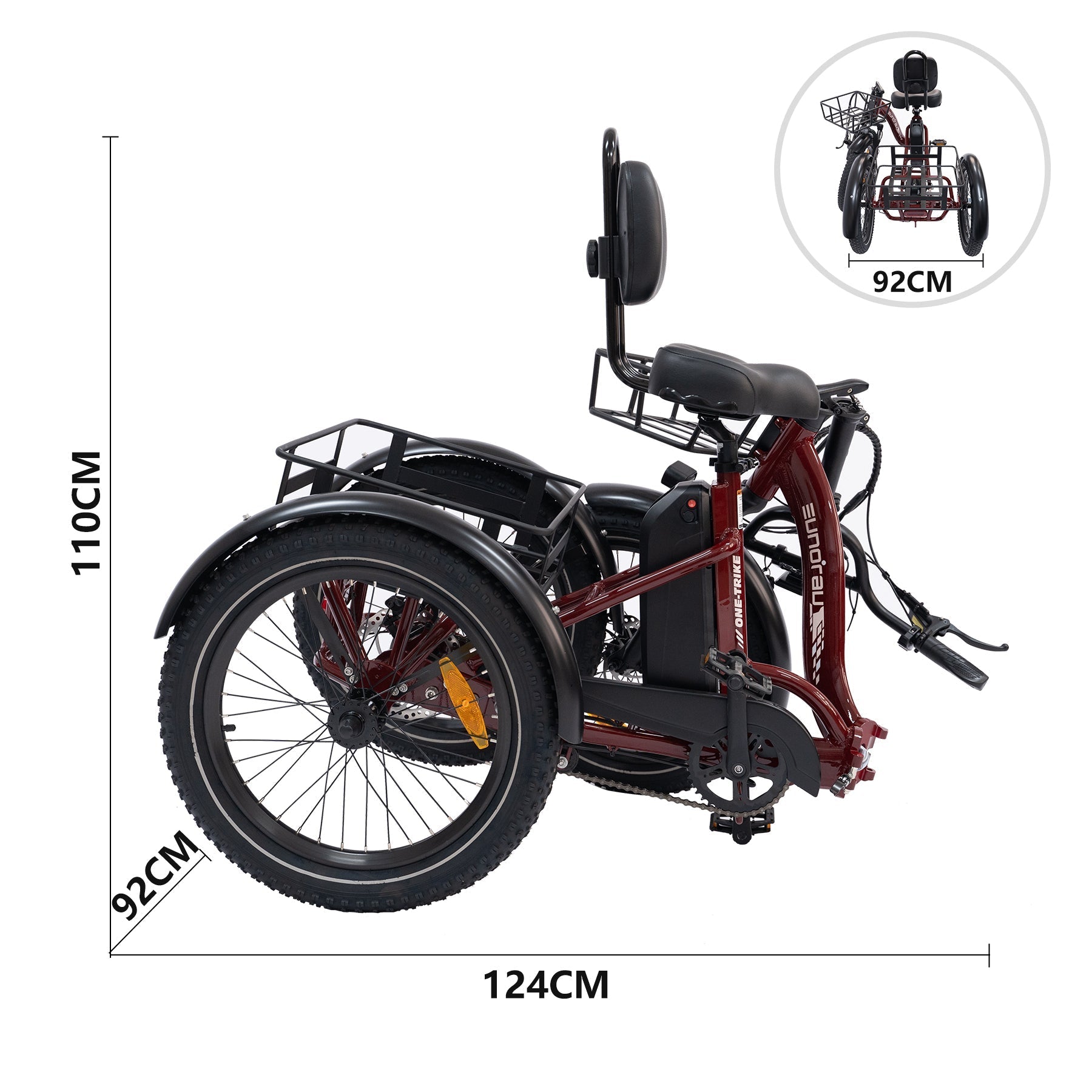 ONE-TRIKE 2.0 EUNORAU E-BIKE US
