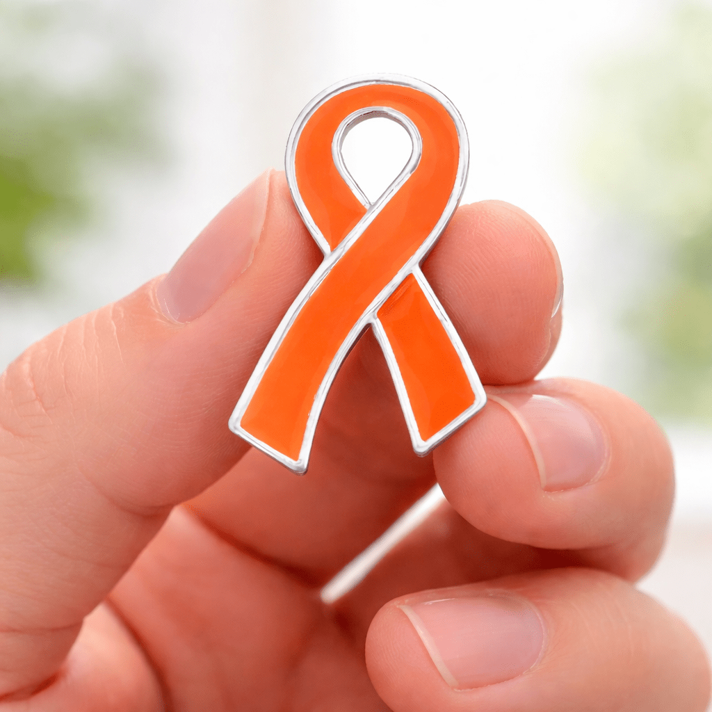 Orange Awareness Ribbon Pins The Awareness Company
