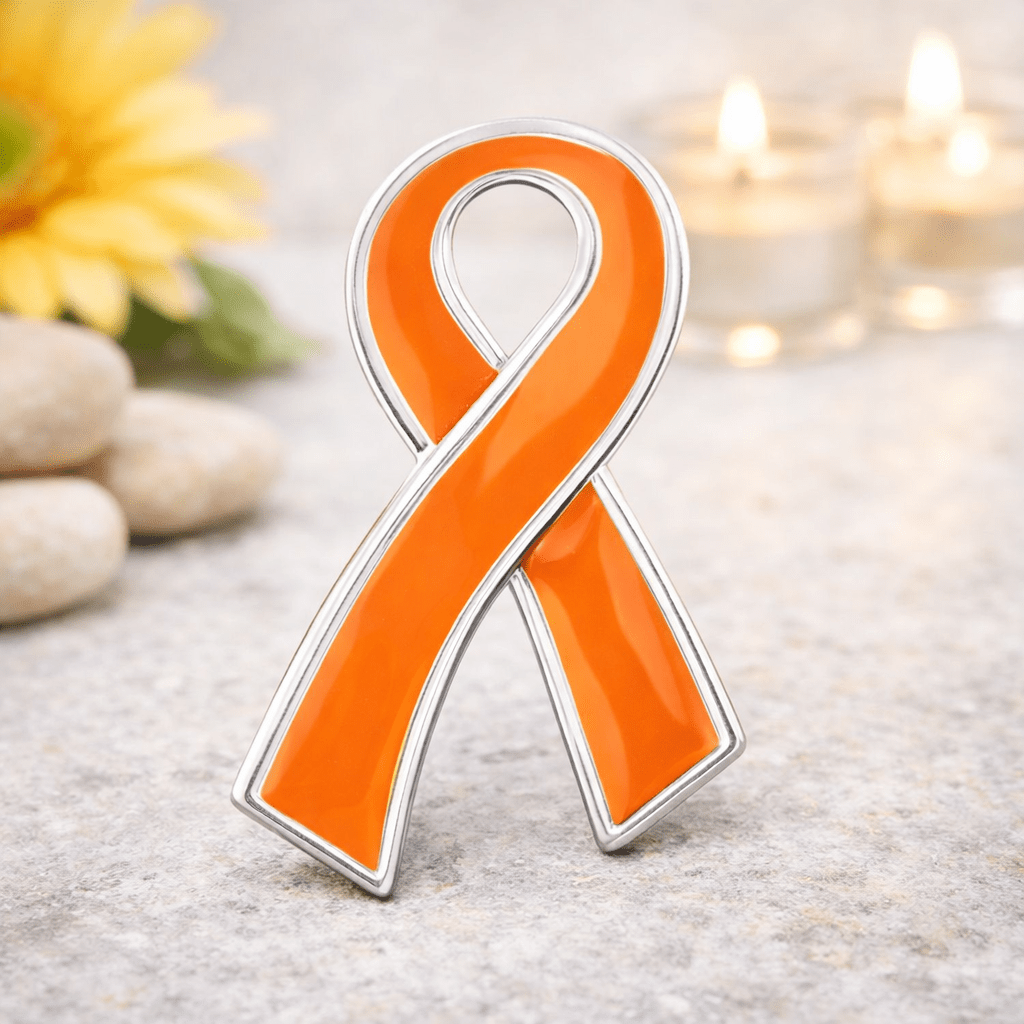 Orange Awareness Ribbon Pins The Awareness Company