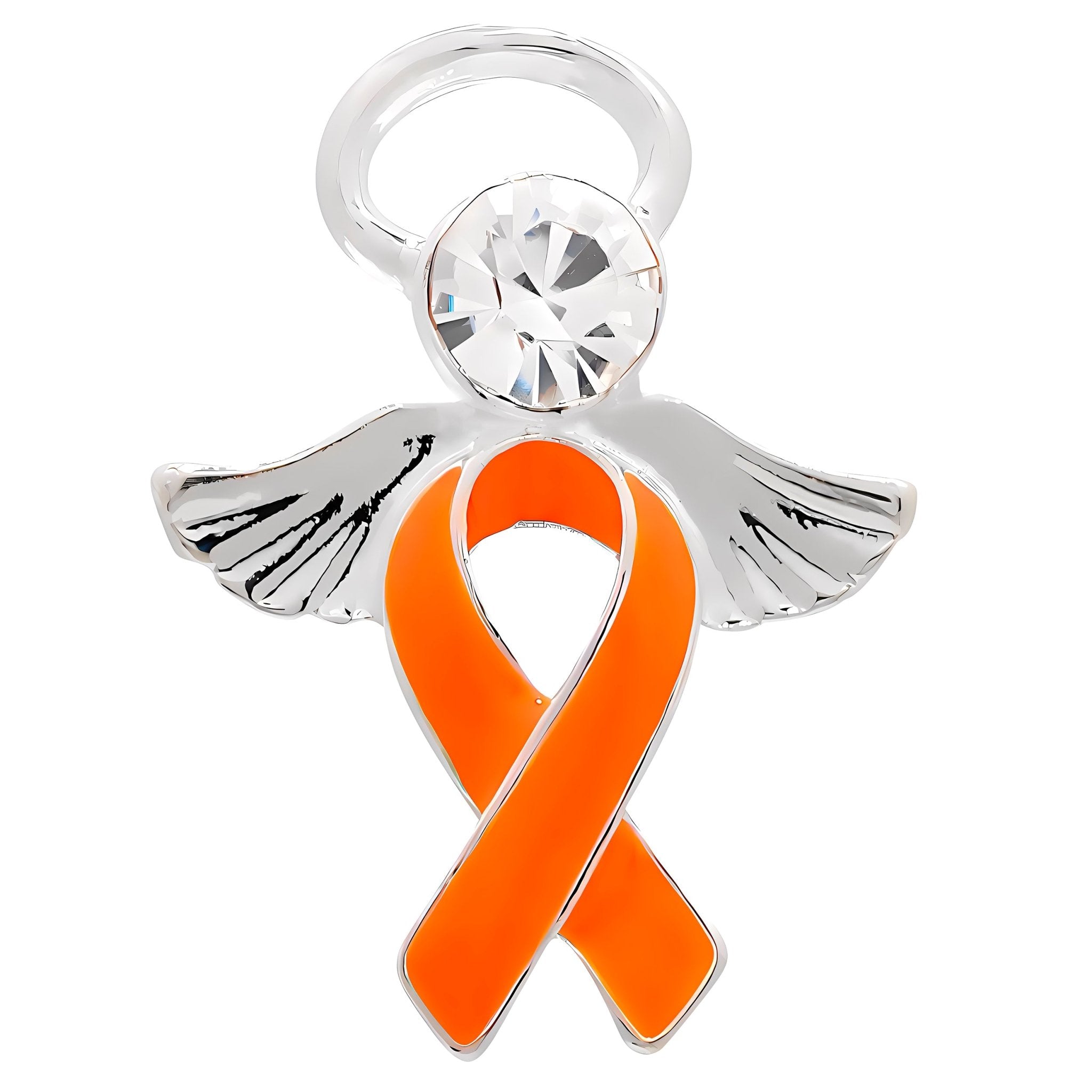 Orange Ribbon Awareness Angel Pins The Awareness Company