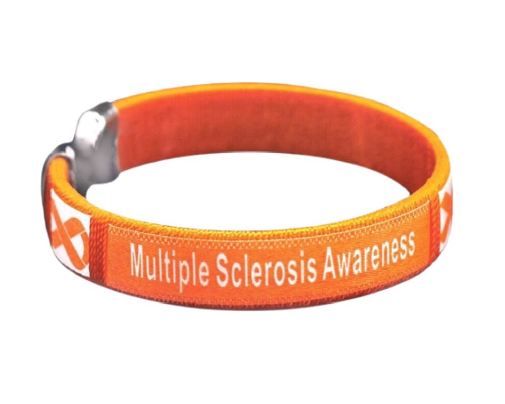 Orange Ribbon Multiple Sclerosis Awareness Bangle Bracelets The Awareness Company